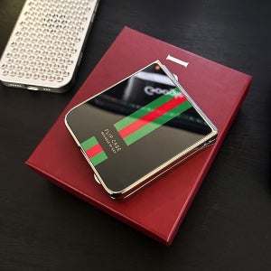 갤럭시 Z플립6 케이스 명품 스트라이프 키링 핑거링 휴대폰 지플립6 케이스