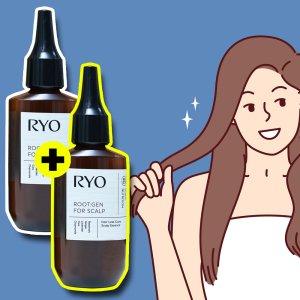 려 루트젠 트루젠 투르젠 두피 에센스 탈모 증상 80ml 2개