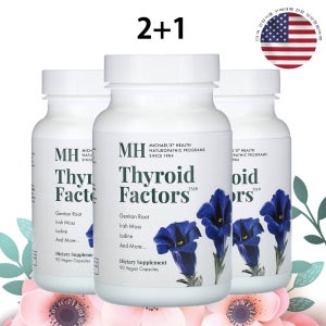 MH 티로이드 팩터스 90캡슐 젠티안 아이리쉬 요오드 크롬 x 3병