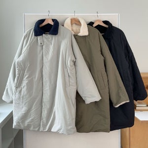 빅사이즈양털사파리 T402L412 포근뽀글뽀글집업사파리 BN