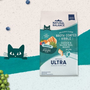 (유통기한 26년02월09일)내추럴발란스 그레인프리 울트라 인도어 닭&연어 1.1kg 고양이사료