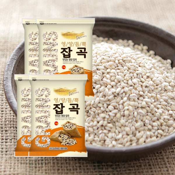 [삼원농산] 수입 미국산 늘보리 20kg (5kg/4개) 2025년산 보리쌀