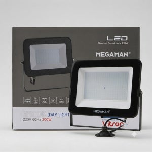 메가맨 LED 사각 투광기 200W 고효율 플리커프리 IP67 방수 AS 2년