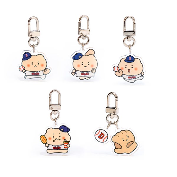 두산 x 망곰 아크릴 키링 두산베어스 망그러진곰 망곰이