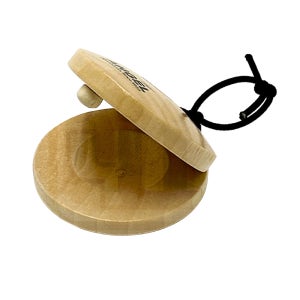 엔젤악기 우드 캐스터네츠 APCS-W 낱개 1개 리듬 연주 타악기 음악 교재 준비물