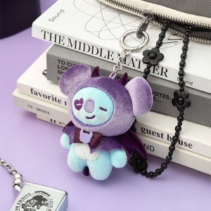 BT21 KOYA 엔젤 앤 빌런 빌런 인형 키링
