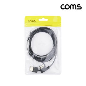 Coms HDMI 초슬림 케이블 3m 8K4K 60Hz 좌향 꺾임