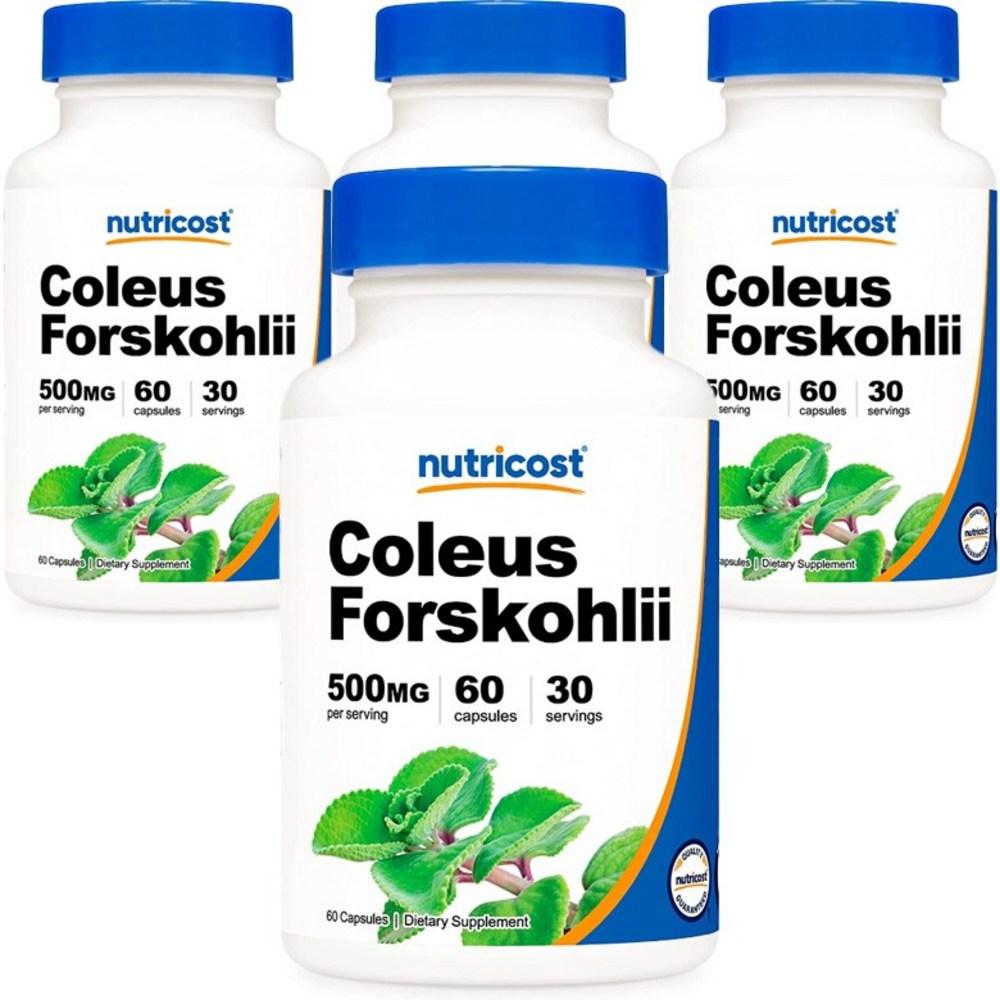 <b>뉴트리코스트 콜레우스 포스콜리</b> 500mg 4개 60정