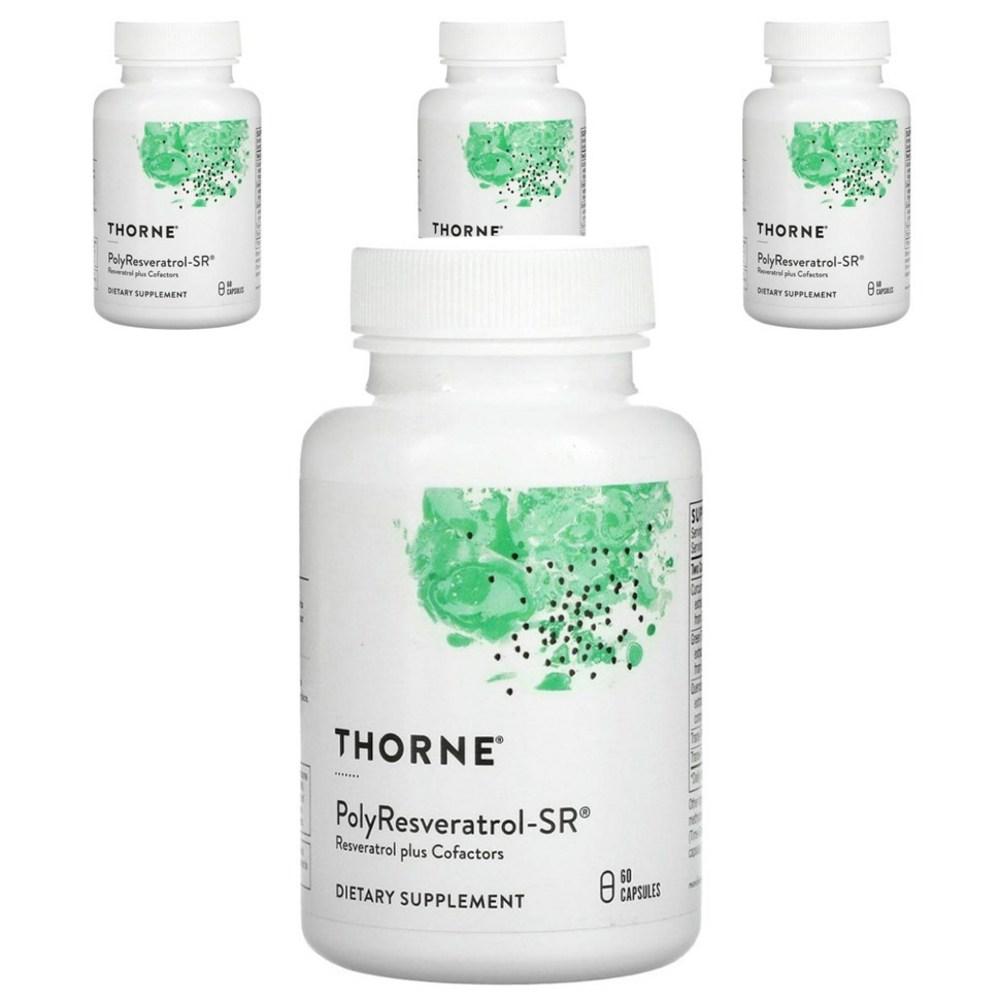 쏜리서치 <b>폴리레스베라트롤</b><b>SR</b> 4개 60정