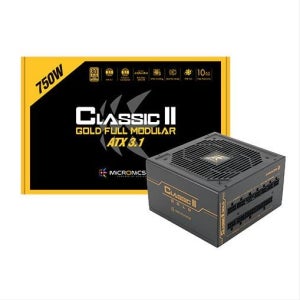 마이크로닉스 CLASSIC II GD 750W 80PLUS 230V EU Gold 풀모듈러 ATX3.1