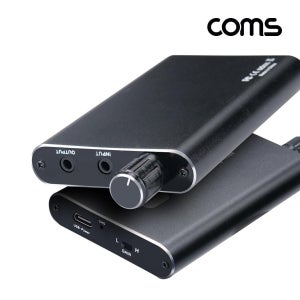 Coms Hi-Fi 헤드폰 사운드 앰프 음질 왜곡 노이즈 제거 하이파이 16~300 Ohm