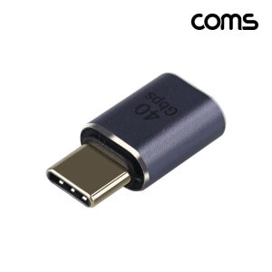 Coms USB 4.0 Type C 젠더 C타입 to C타입 MF E-Marker 이마커 최대 40Gbps