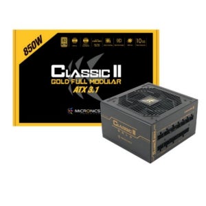 마이크로닉스 CLASSIC II GD 850W 80PLUS 230V EU Gold 풀모듈러 ATX3.1