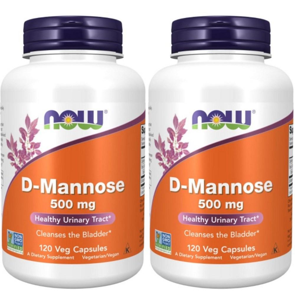 나우푸드 D<b>마노스 500mg</b> 120정 2개