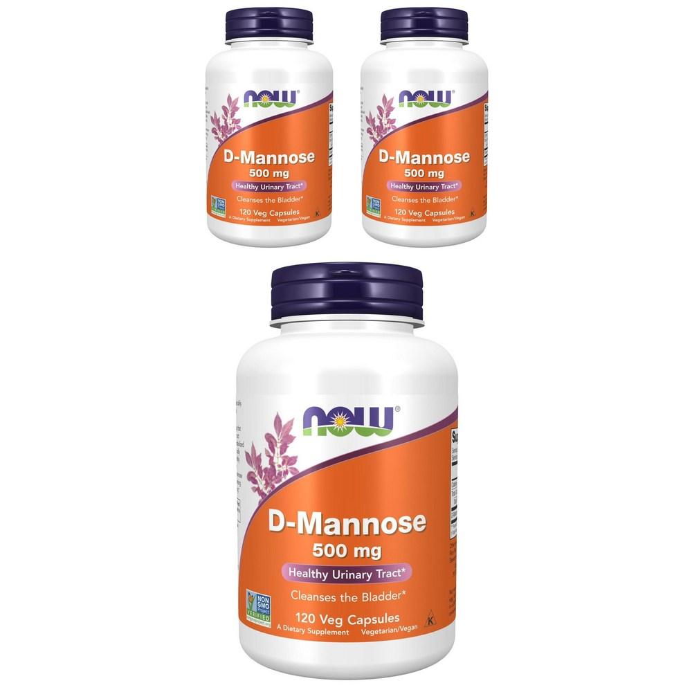 나우푸드 D<b>마노스 500mg</b> 120정 3개