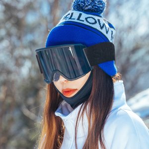 2425 스미스 스쿼드맥 블랙 블랙미러 스노우 스키 보드 고글
