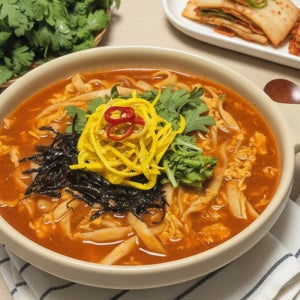 공주 얼큰이 칼국수 생면세트 10인분 (생면10개+소스10개) 개별포장