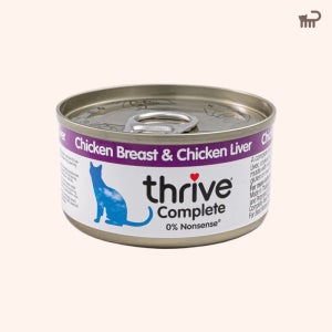 쓰라이브 컴플리트 고양이 주식캔 치킨+치킨간, 75g, 1개