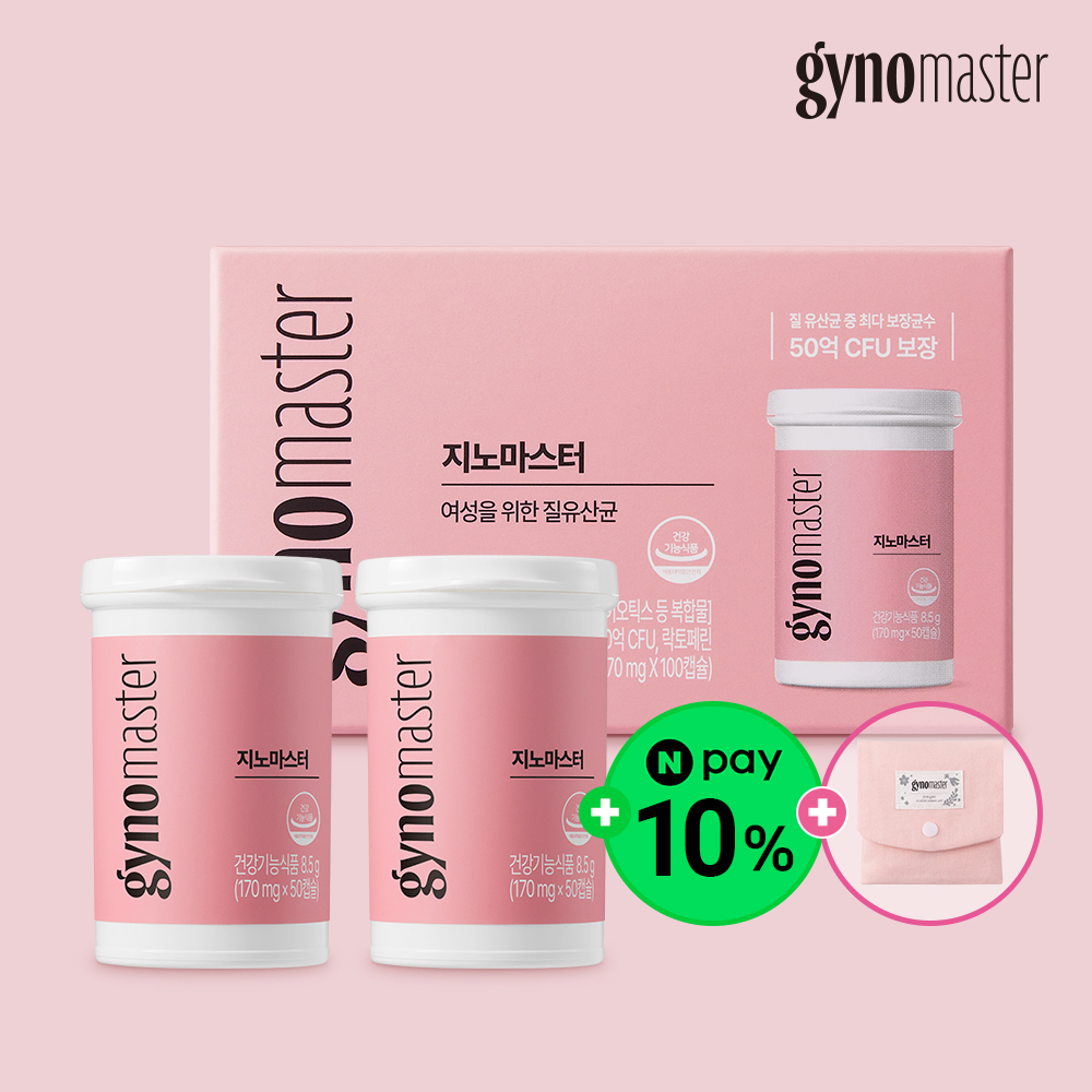 [네이버단독] 지노마스터 100일분 리스펙타 여성<b>질건강</b>유산균 <b>프로바이오틱스</b> 50억 보장균수