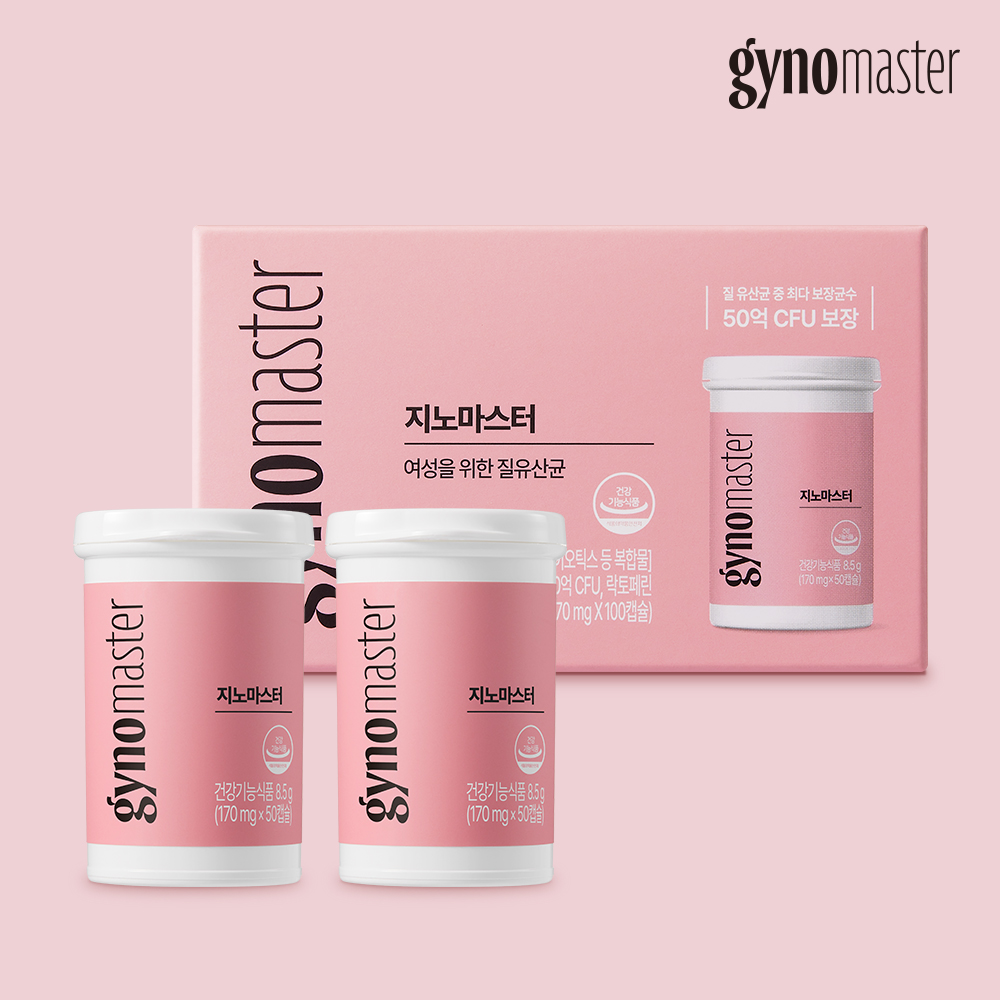 [네이버단독] 지노마스터 100일분 리스펙타 여성질건강유산균 프로바이오틱스 50억 보장균수