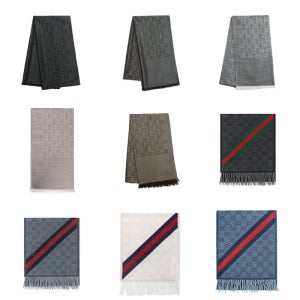 구찌 스카프 머플러 울실크 자카드 투톤 니키 웹 165904 570603 구찌케이스