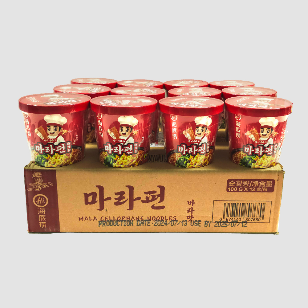 하이디라오 마라펀 마라 컵라면 마라탕면