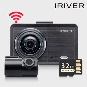 아이리버 2채널 FHD+HD 초가성비 블랙박스 FH1 스마트폰연동 지원 32GB, 설치비포함