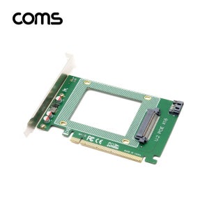 Coms PCI Express 변환 컨버터 U.2 NVME SFF-8639 to PCI-E 16x + SATA 7P PC 브라켓 변환 카드