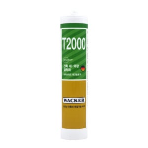 럭키실리콘 다목적 우레탄 탄성 접착제 실리콘 T2000 (백색)