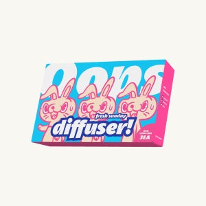 웁스 디퓨저 실내 방향제 화장실 대용량 인테리어 집들이선물 프레쉬선데이, 100ml, 3개