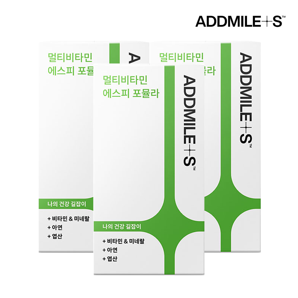 <b>애드마일스</b> 멀티<b>비타민</b> 에스피 포뮬라 60정 3박스 6개월분