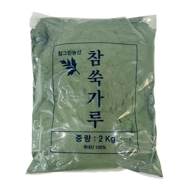 참그린농산 국산 쑥가루 쑥라떼 쑥분말 국내산 참쑥가루 2kg