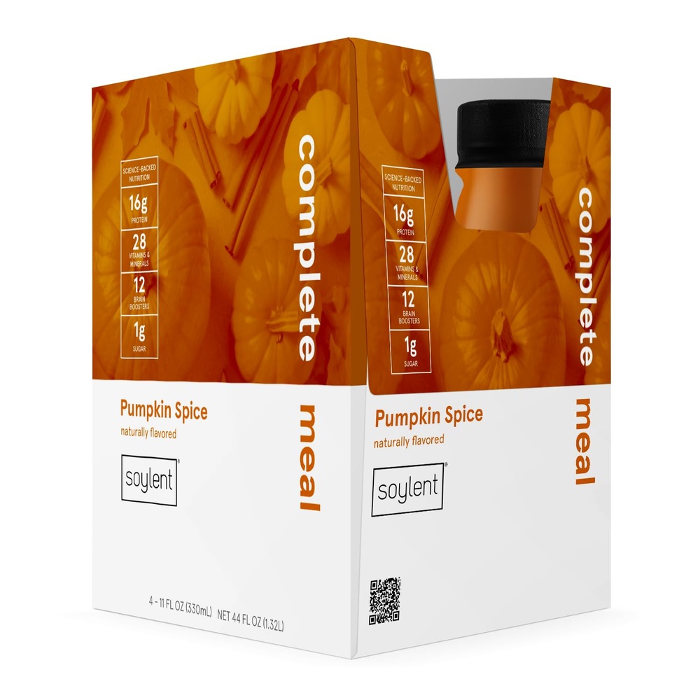 Soylent <b>소이렌트</b> 펔킨쉐이크 호박프로틴 식사대용 건강음료 Pumpkin Spice 330ml 12팩