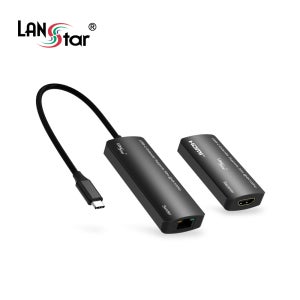 [LANSTAR] 랜스타 HDMI 거리연장기 USB 리피터 송수신기 세트 4K 최대 30M 지원 LS-UCHD30