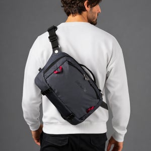 팩세이프 EXP 12 슬링백 도난방지 소매치기방지 유럽여행가방 이중보안버클 RFID스캔차단 2컬러