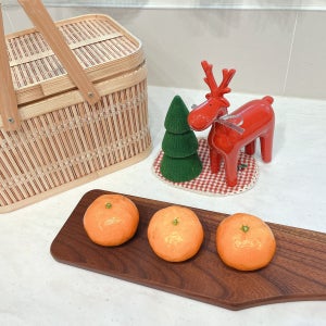 탄화 느티나무 슬림도마(손잡이형) 480X120X16 탄화목/주방도마/인테리어소품