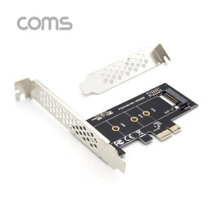 Coms PCI Express 변환 컨버터 M.2 NVME SSD KEY M to PCI-E 1x 변환 카드 PC 브라켓