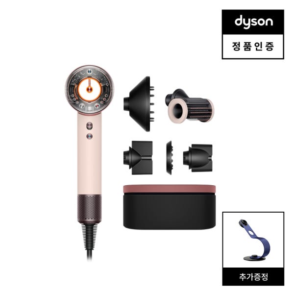 다이슨 슈퍼소닉 뉴럴 헤어드라이어(세라믹 핑크/로즈골드)와 보관케이스+스탠드 증정