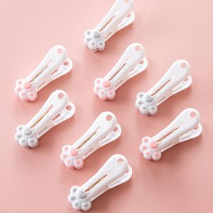 고양이 발바닥 실리콘 빨래집게