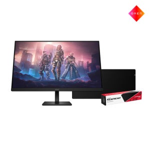 오멘 32q QHD IPS 패널 눈부심 방지 게이밍 모니터 + 마우스 패드