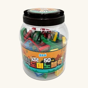 톰토미 공룡 빅 도미노 블럭 50pcs 보드게임 소근육발달 어린이장난감