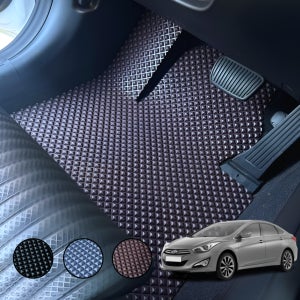 i30 i40 발매트 고무 카매트 올뉴 에르블록 방수 발판 1열 운전석+조수석 맞춤제작