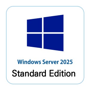 [마이크로소프트] Windows Server 2025 Standard - 16 Core License Pack 기업용 CSP 영구 라이선스