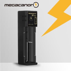 메가캐논 18650 / 26650 / AA / AAA 충전지 리튬이온 올인원 충전기 M1-PLUS