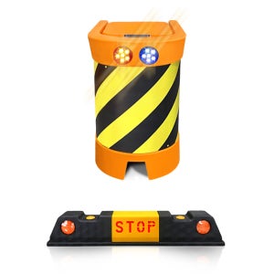 충격흡수탱크 쏠라 태양열충전 소형 역사선 L900 W600 H900 차량충돌 충격완화