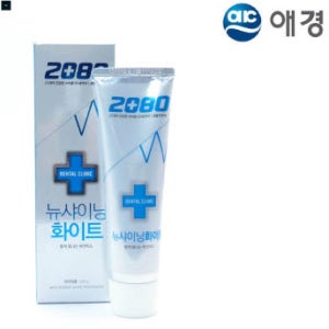 프리미엄 2080 뉴샤이닝 미백 화이트닝 치약 120g x 20개입