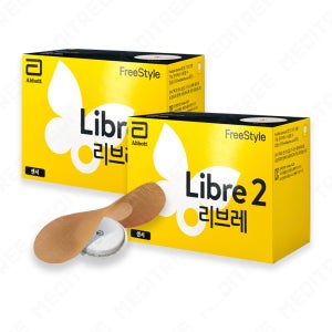 애보트 프리스타일 리브레 2 무채혈 연속 혈당측정기 2개 (28일) + 패치