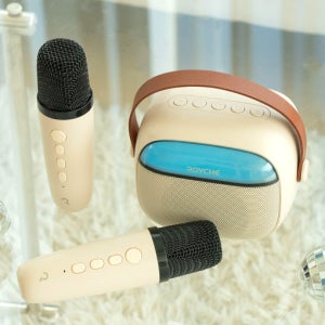 로이체 블루투스 마이크 듀얼 무선 노래방 마이크 BTS-520M