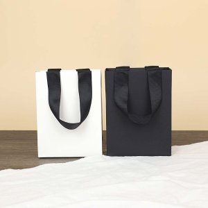 무지 명품쇼핑백 매립형 종이가방 답례품 선물쇼핑백 종이백 세로형 1호