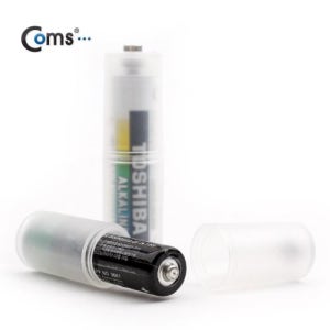 Coms 건전지 변환홀더(AAA to AA), 2개입